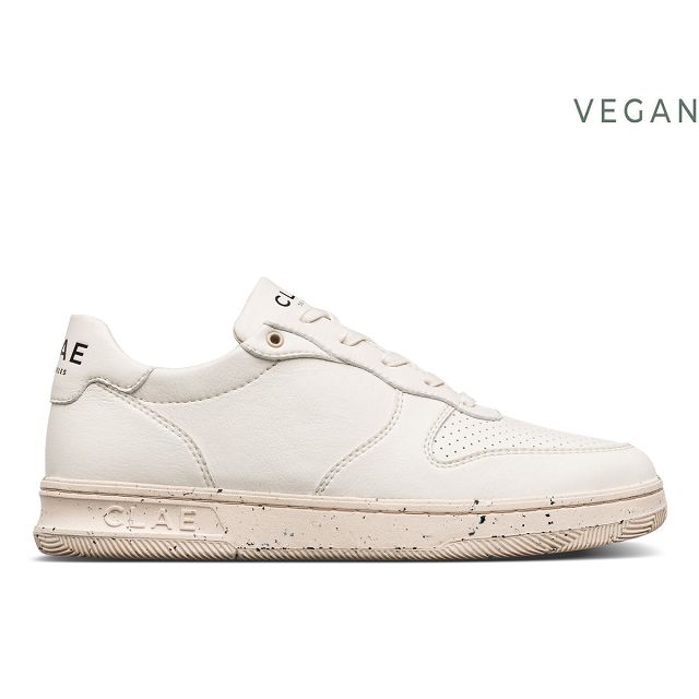 CLAE MALONE VEGAN Shoes Mens USA702-I83 In Off White Vegan Chips